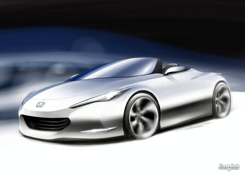 Honda concept car sketch