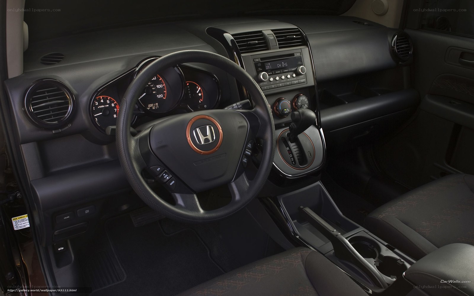 Honda CR-V interior dashboard