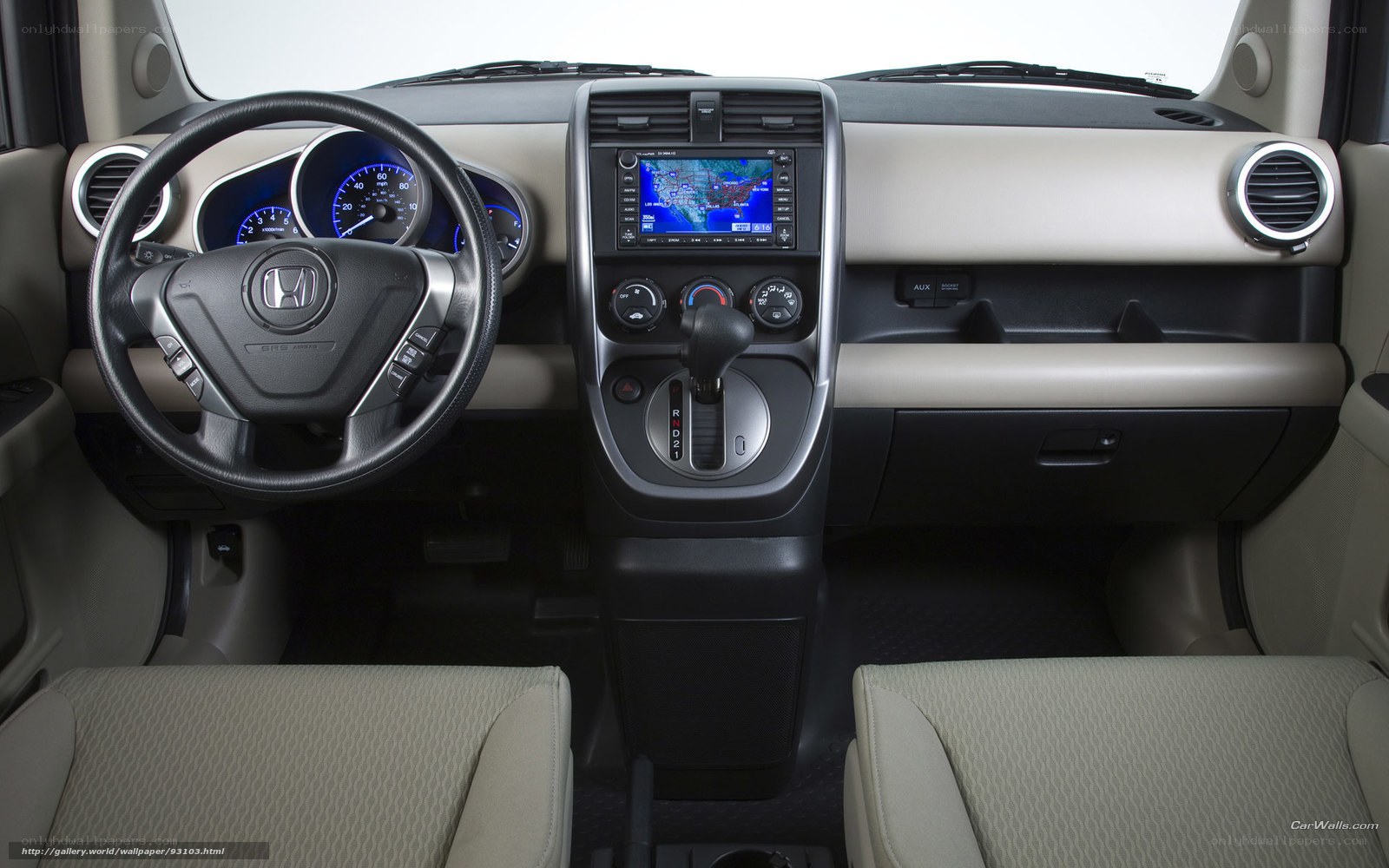 Honda CR-V interior dashboard
