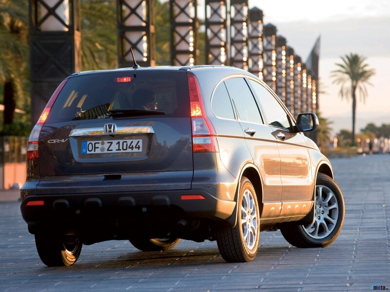 Honda CR-V on a city street