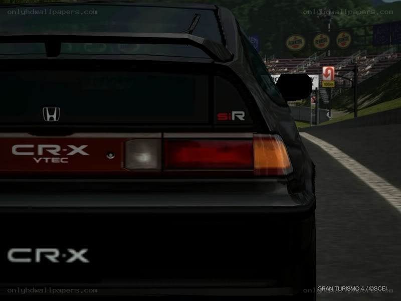 Honda CR-X VTEC rear view