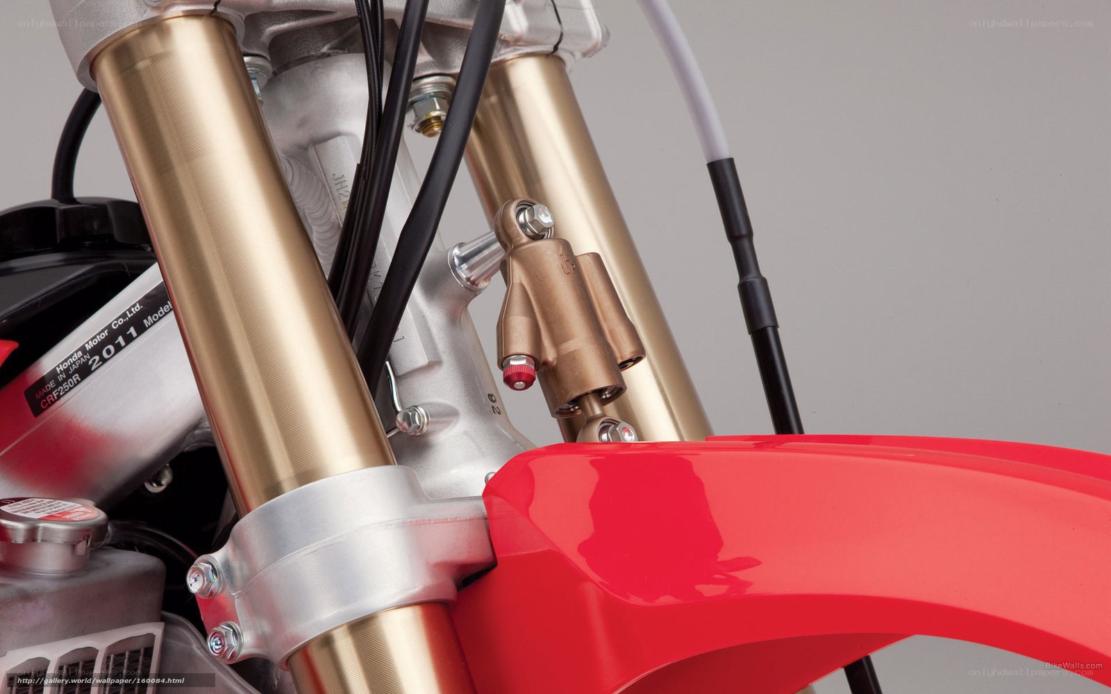 Honda CRF250R front suspension