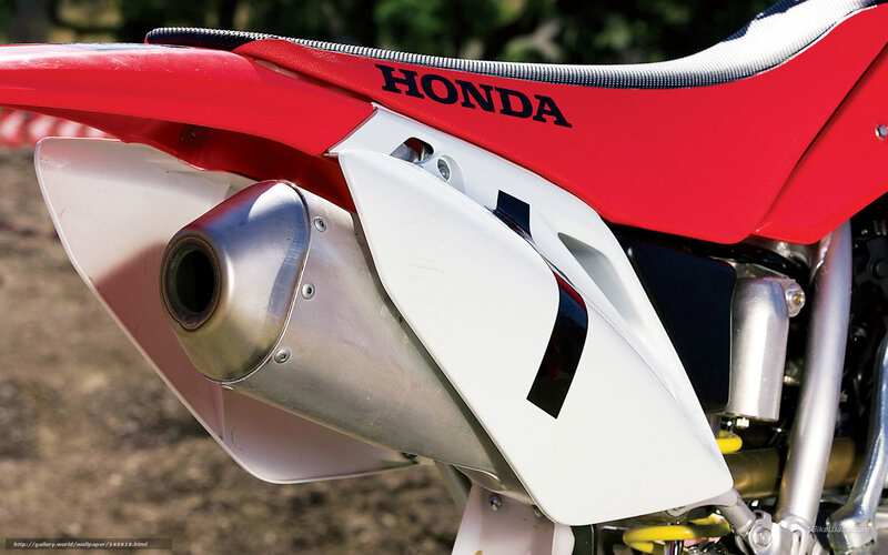 Honda dirt bike exhaust
