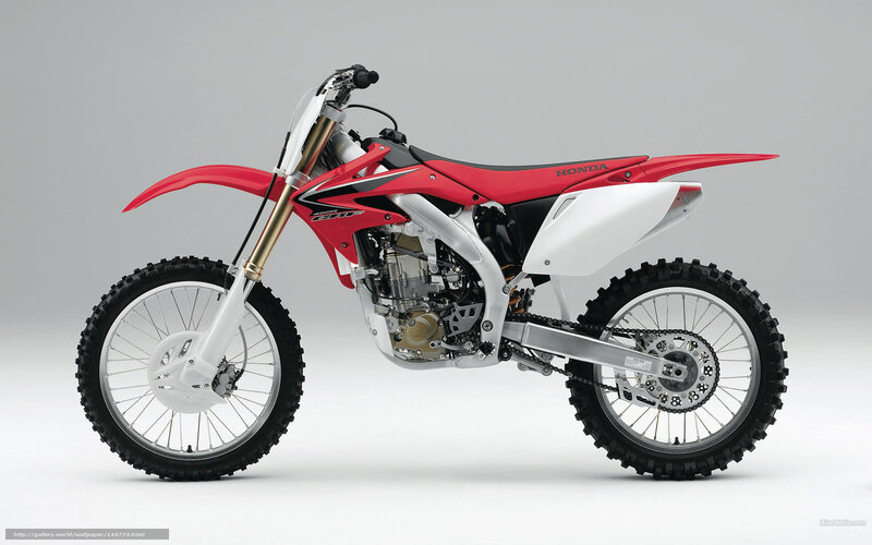 Honda dirt bike side profile
