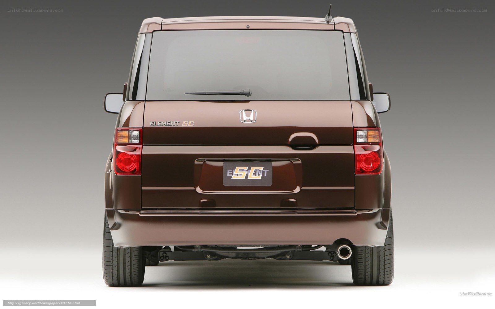 Honda Element SC rear view