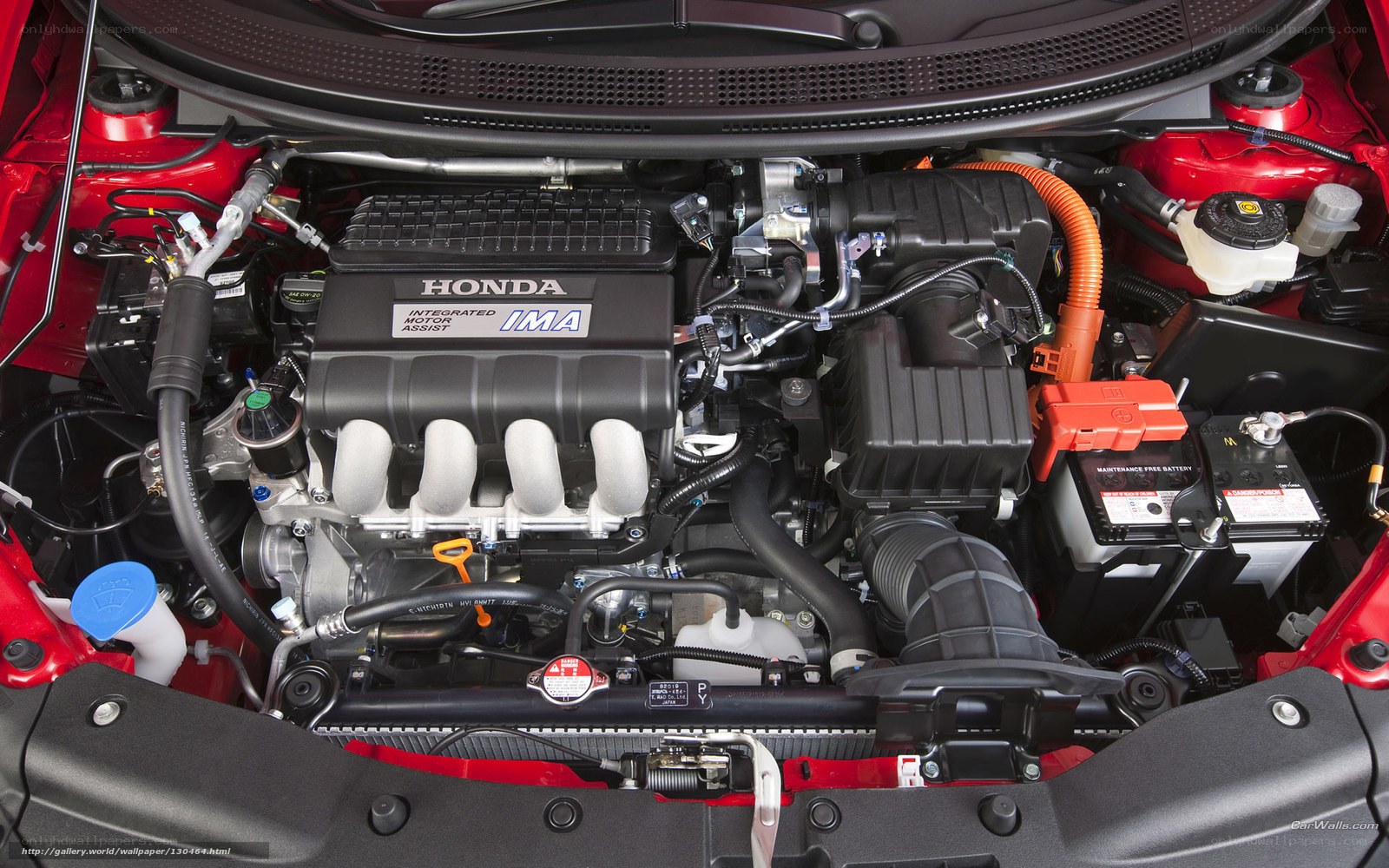 Honda engine bay