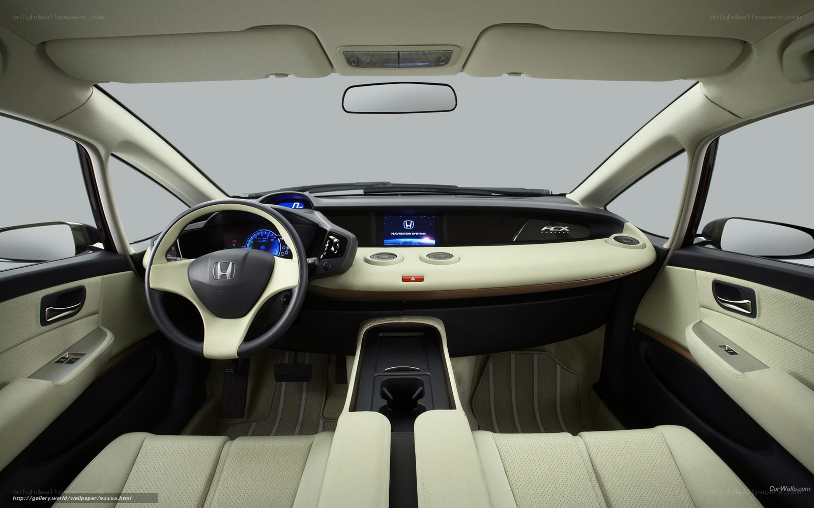 Honda FCX Clarity interior