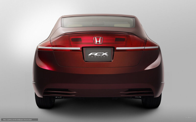 Honda FCX Concept rear view