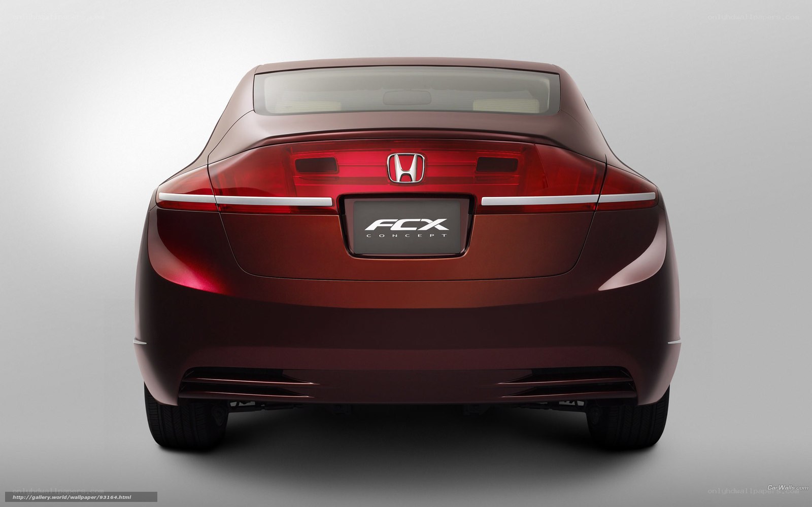 Honda FCX Concept rear view