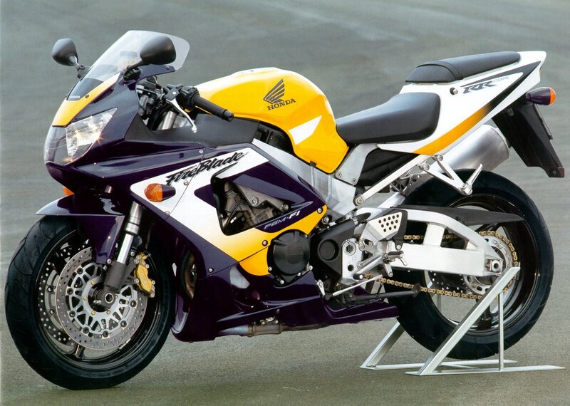 Honda FireBlade Motorcycle — Purple