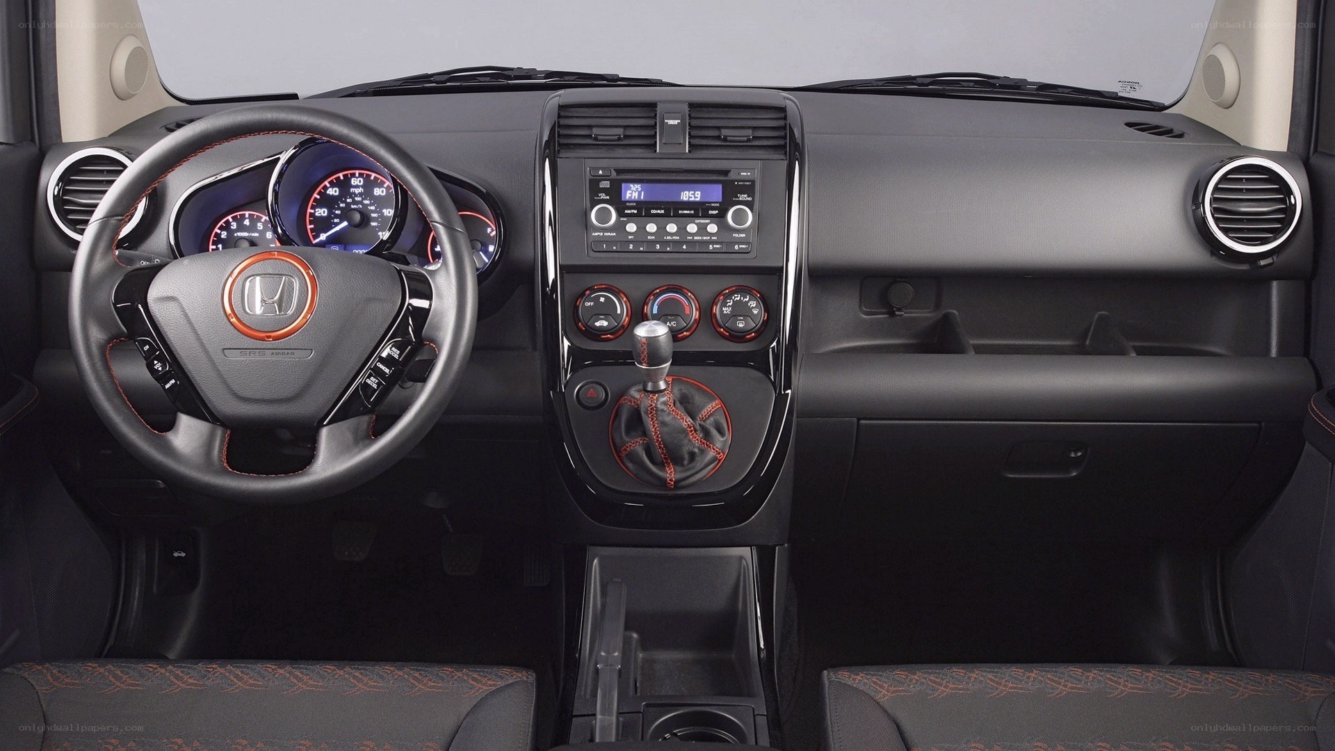Honda Fit interior dashboard