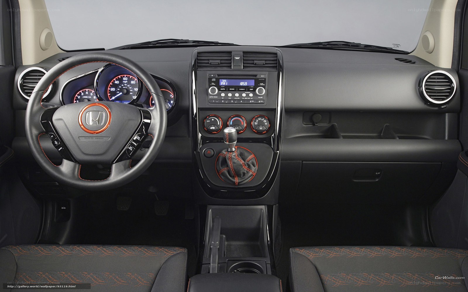 Honda Fit interior dashboard