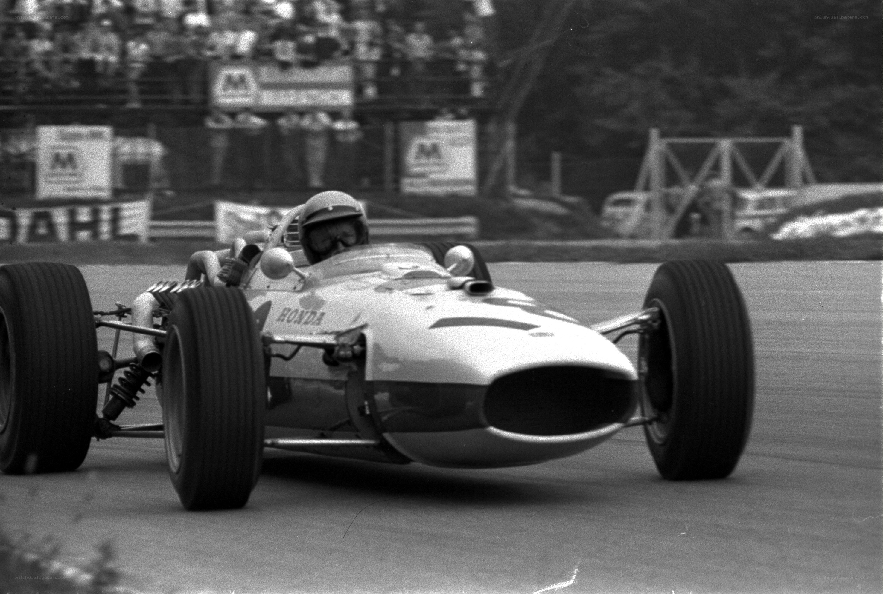 Honda Formula One car on track