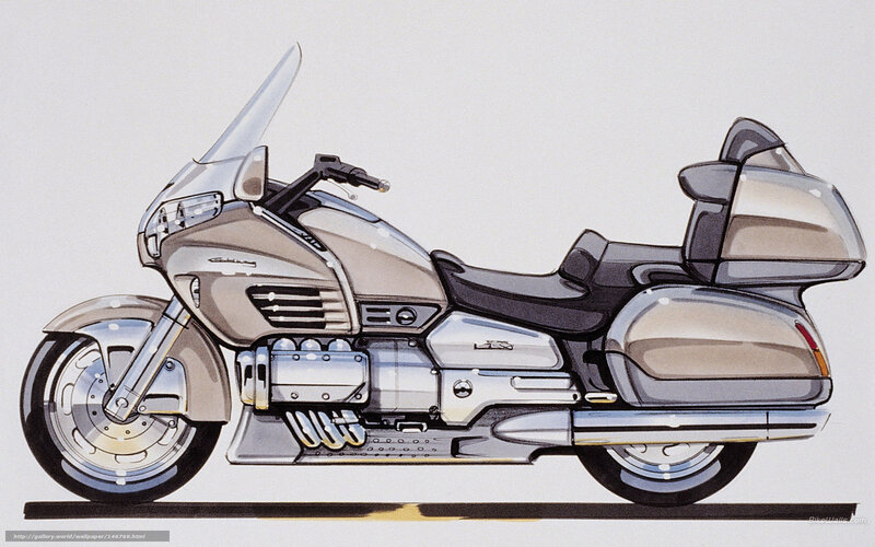 Honda Gold Wing motorcycle design