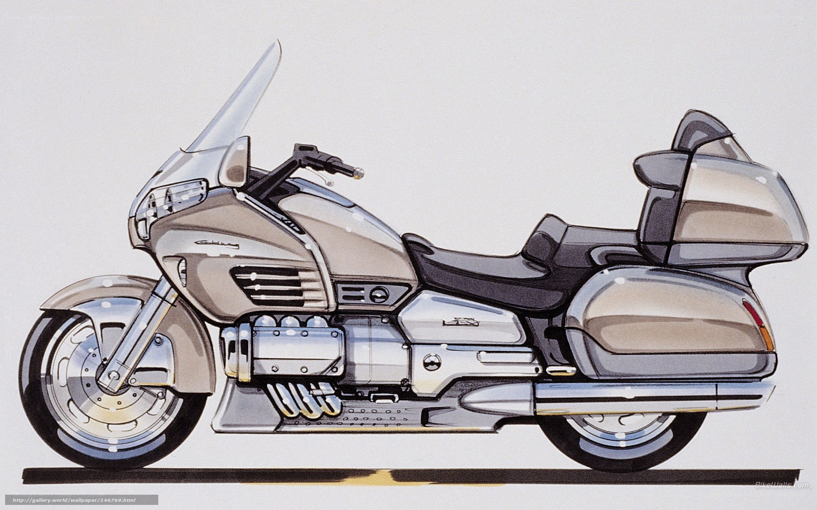 Honda Gold Wing motorcycle design