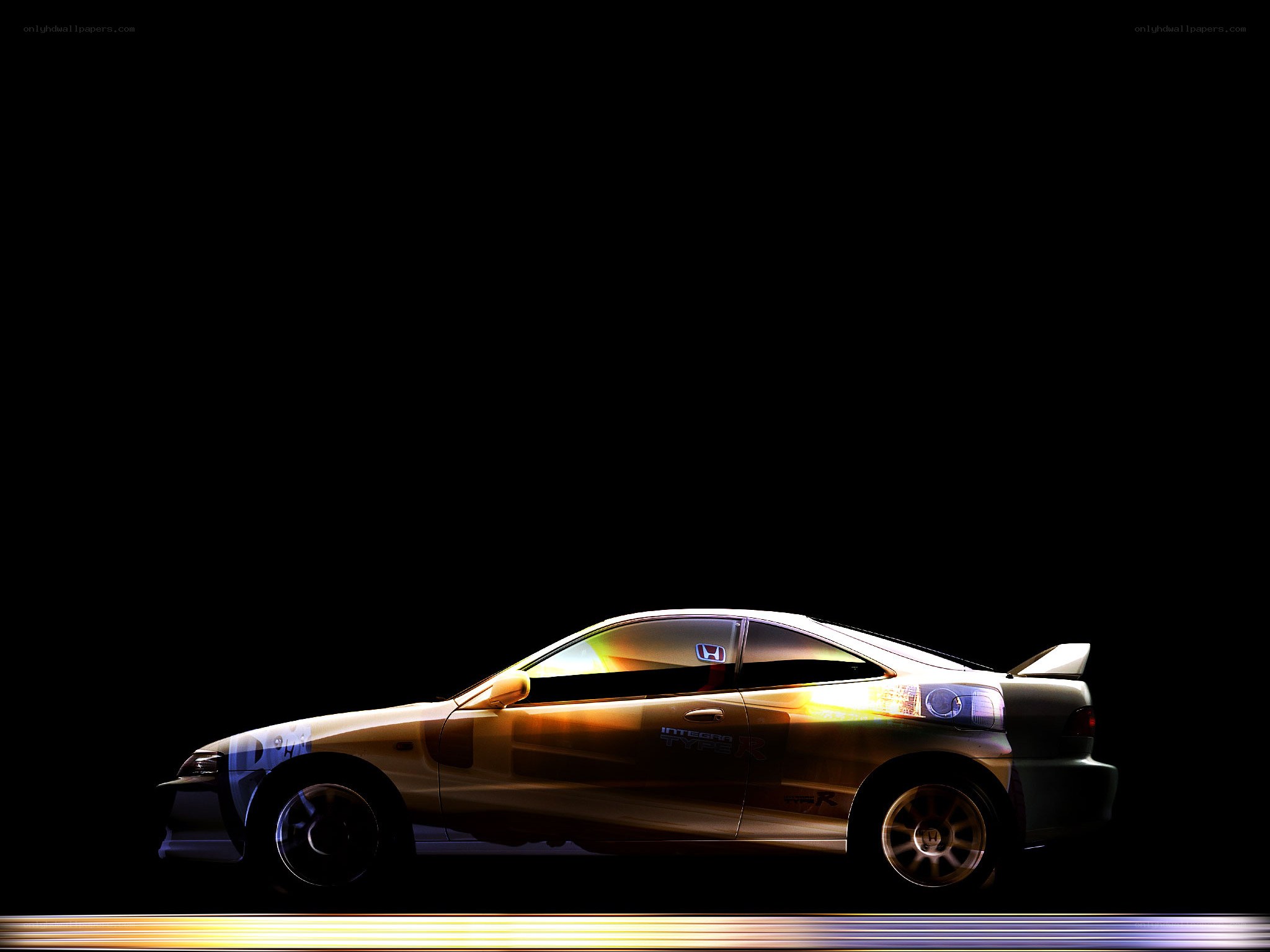 Honda Integra Type R in motion