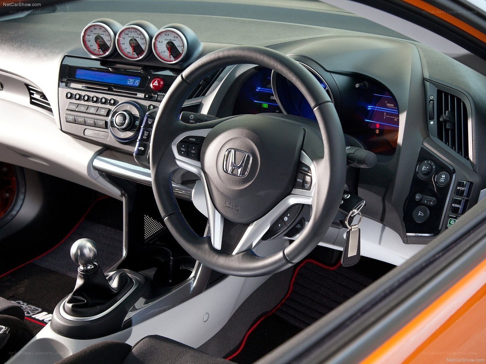 Honda interior dashboard view