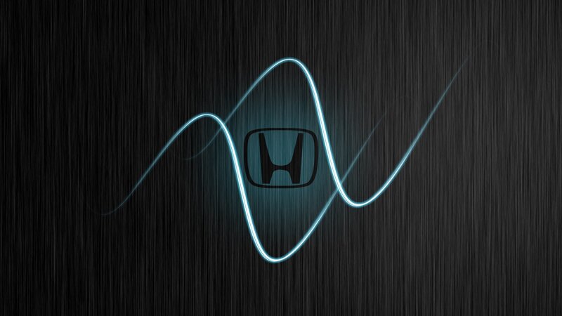 Honda Logo with Light Trail