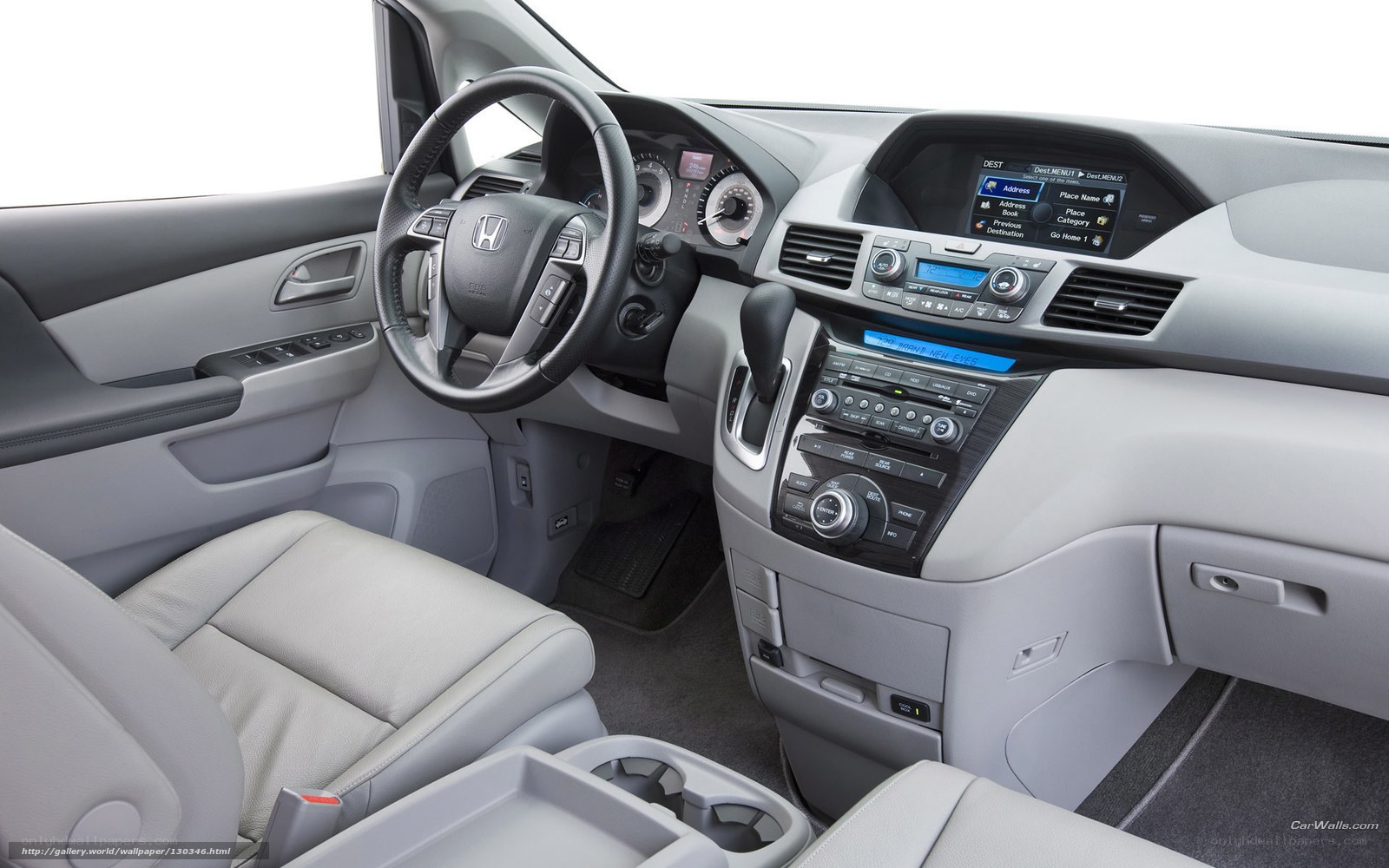 Honda minivan interior