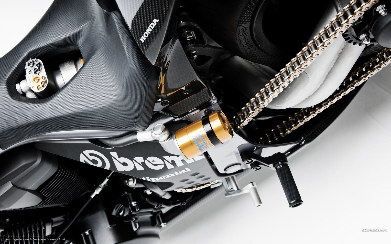 Honda motorcycle engine details