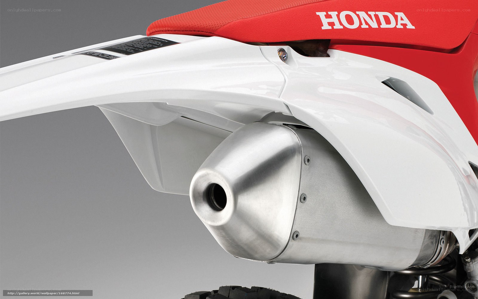 Honda motorcycle exhaust