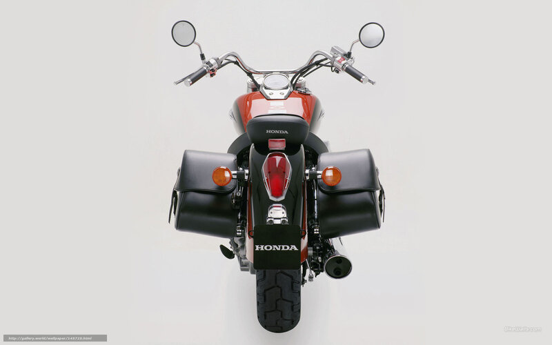 Honda motorcycle rear view