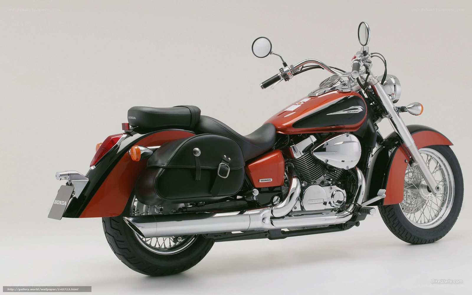 Honda motorcycle side profile