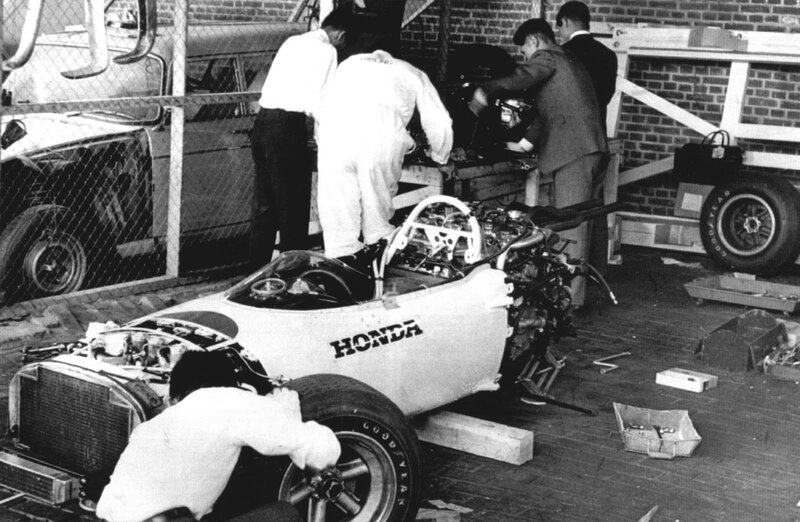Honda race car maintenance