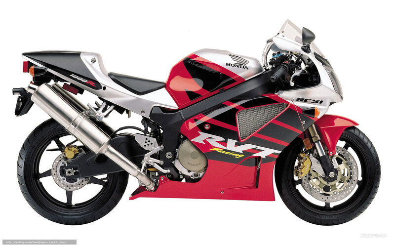 Honda RC51 Motorcycle — Red