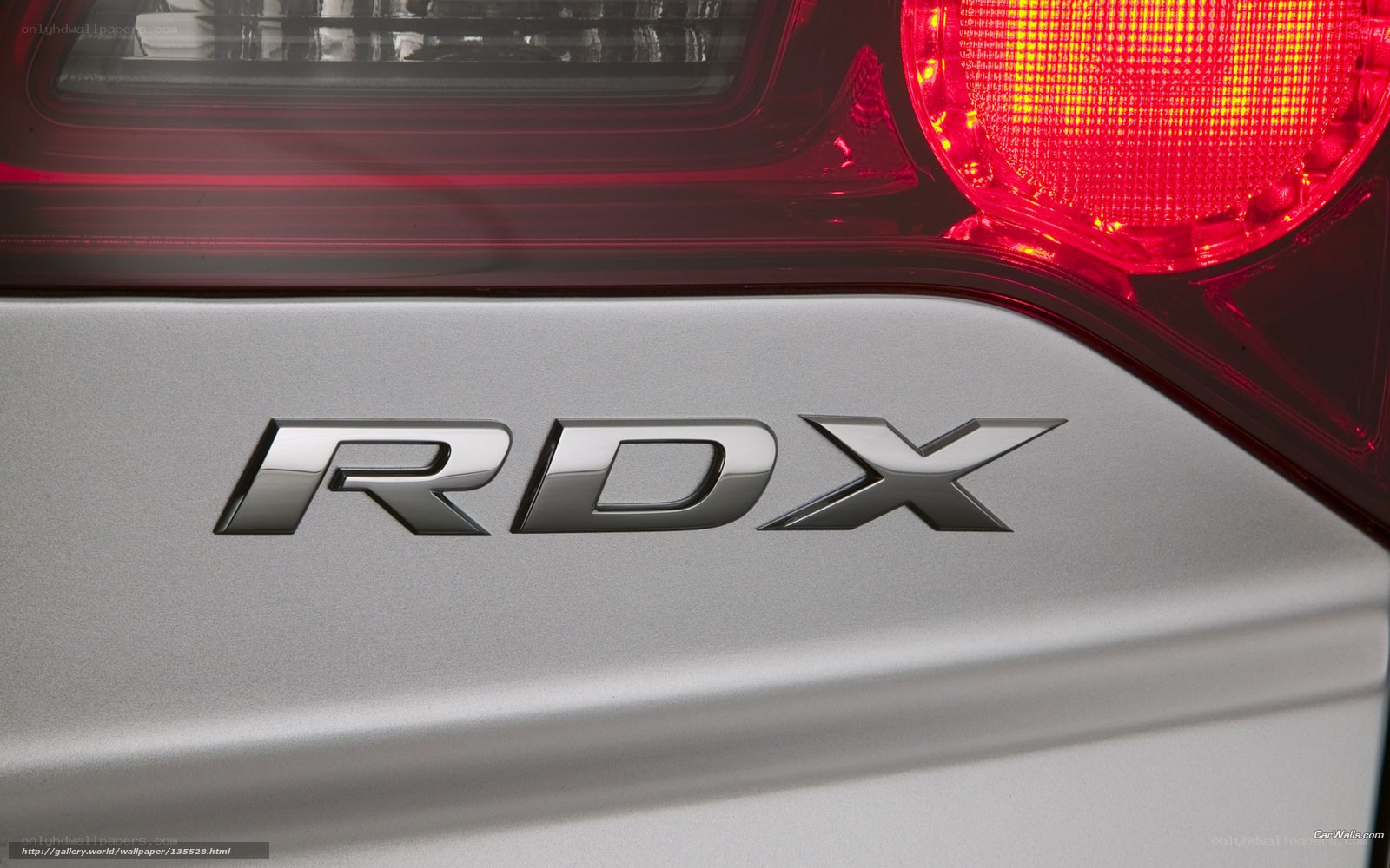 Honda RDX badge close-up