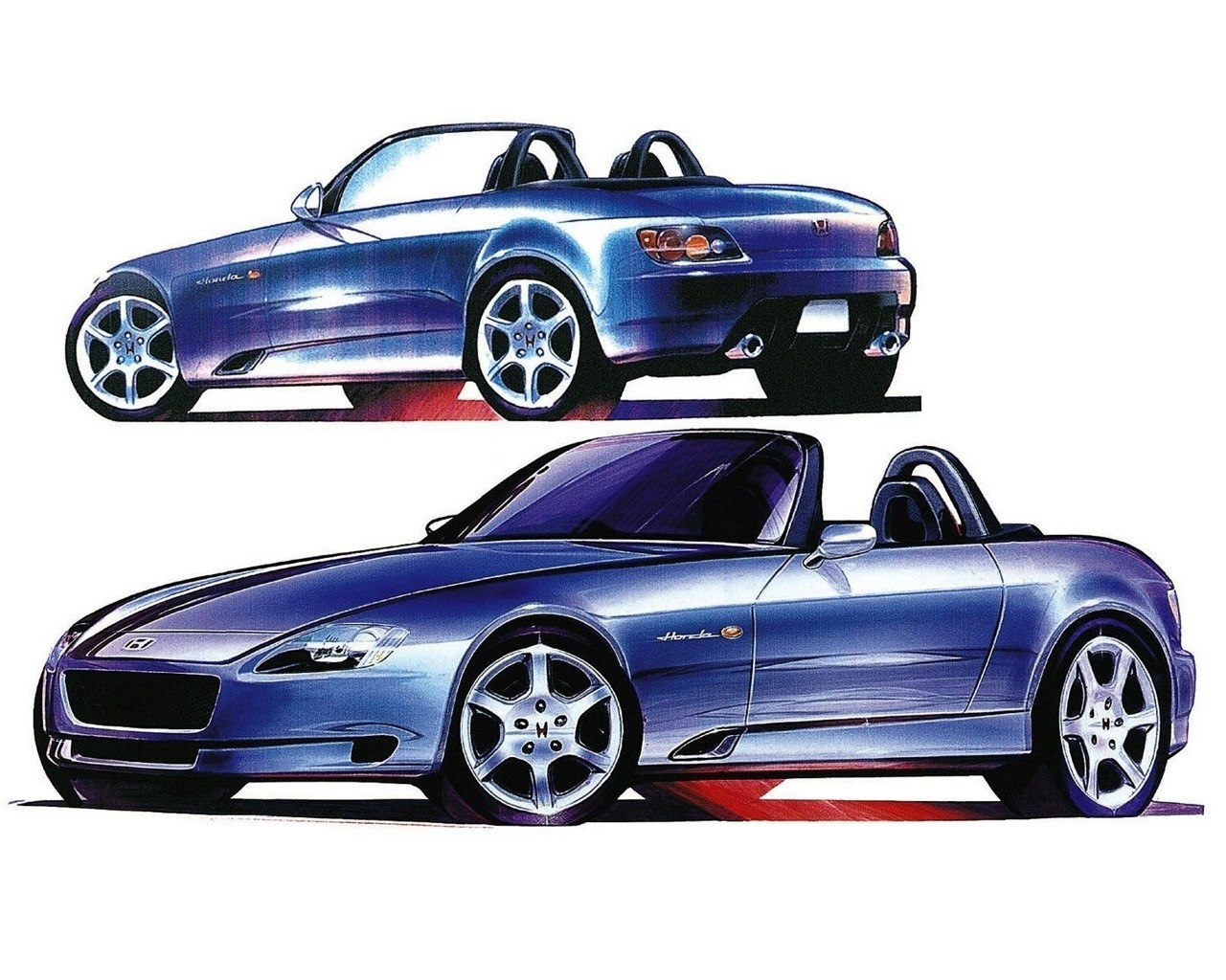 Honda S2000 concept sketches