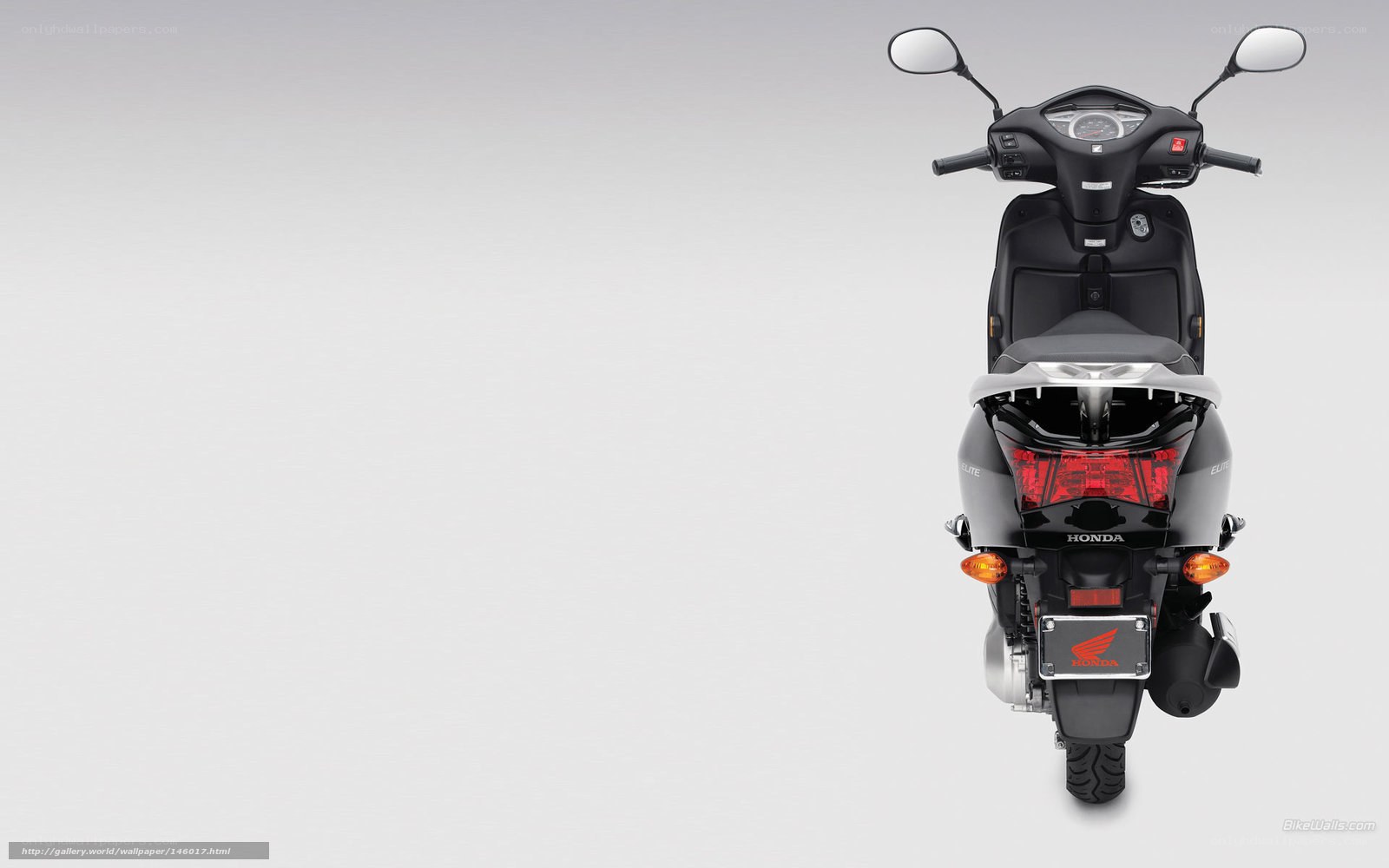 Honda scooter rear view