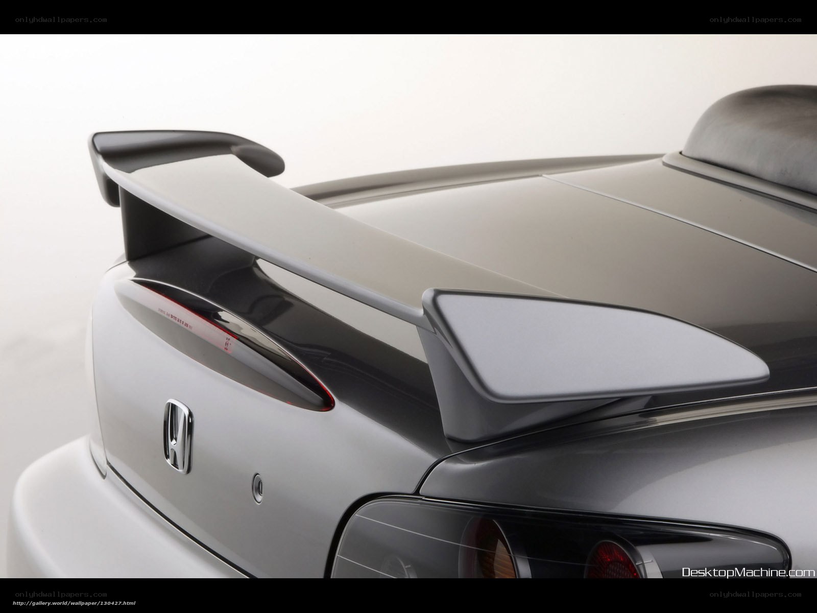 Honda sports car rear view