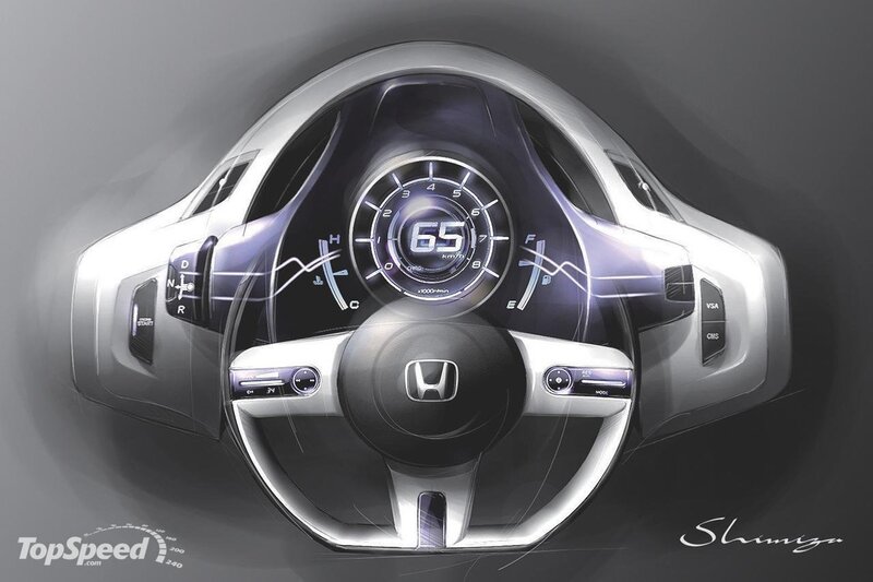 Honda steering wheel concept