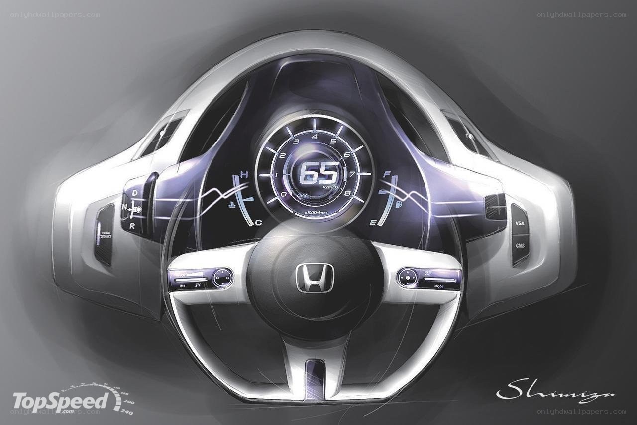 Honda steering wheel concept