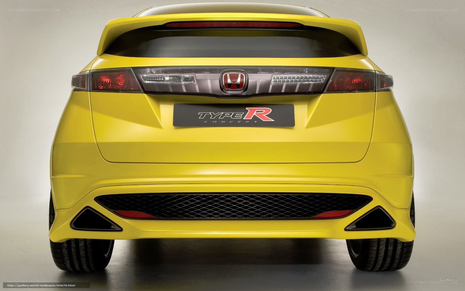 Honda Type R Concept rear view