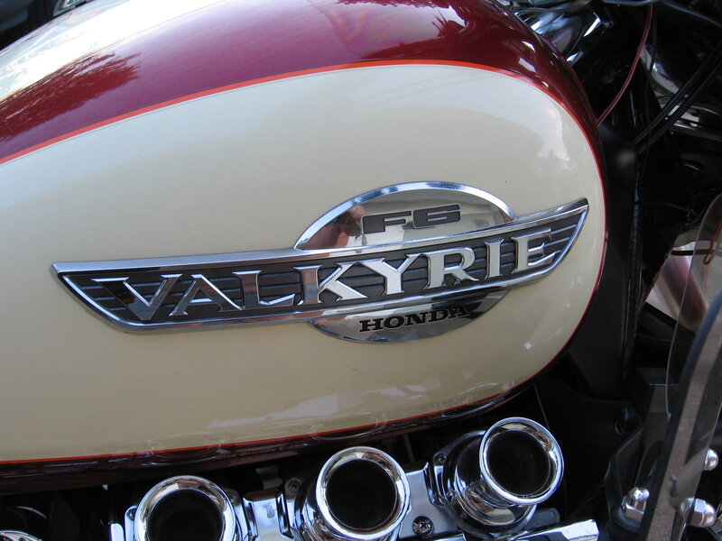 Honda Valkyrie motorcycle fuel tank