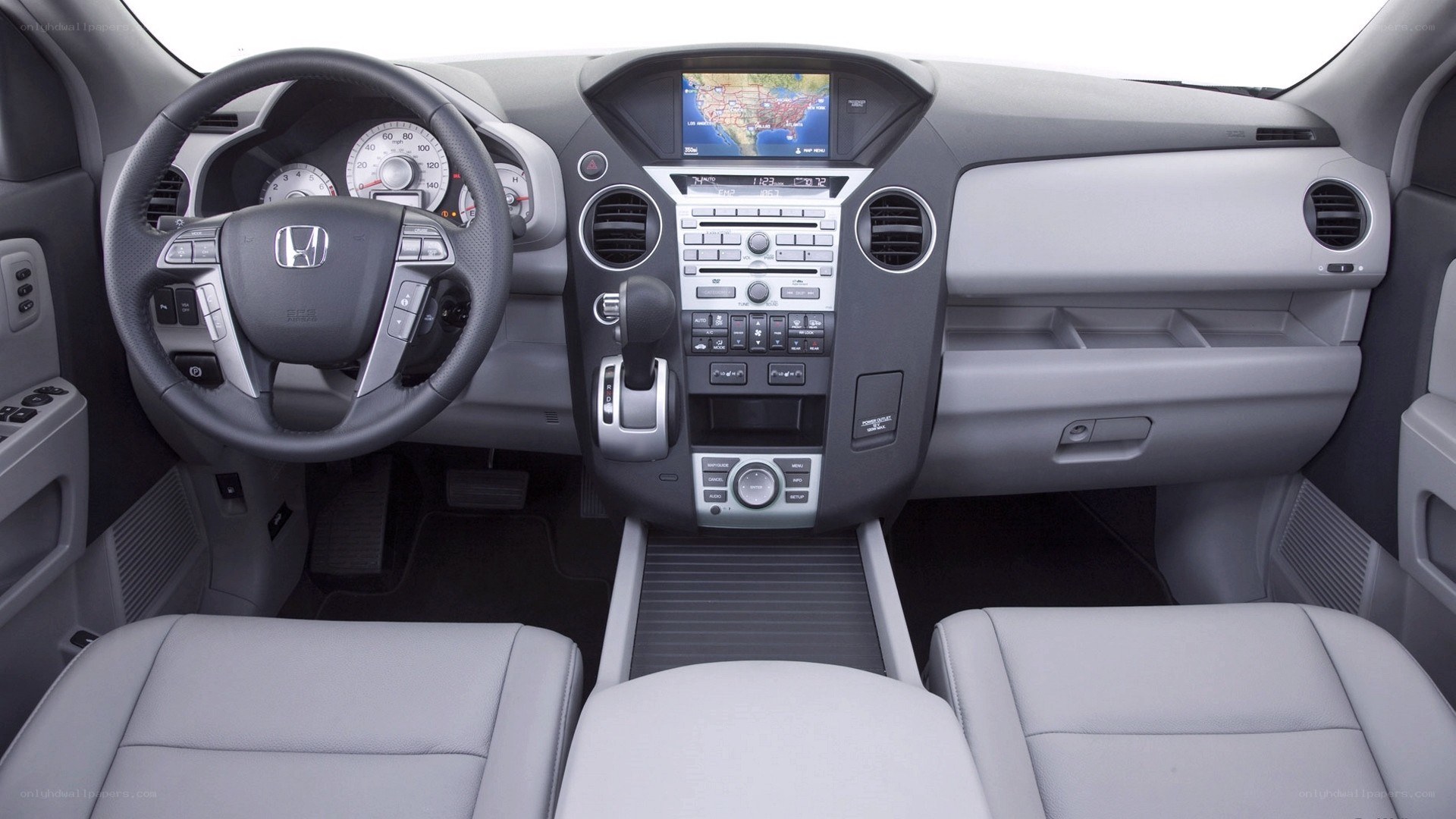 Honda vehicle interior dashboard