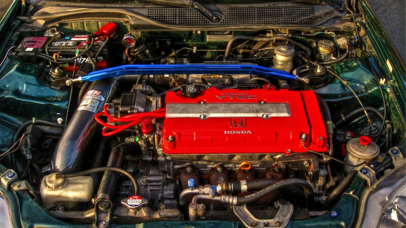 Honda VTEC Engine — Red, Mechanical