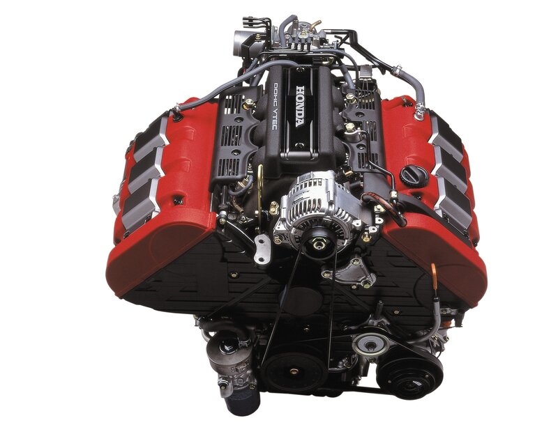 Honda VTEC Engine — Red