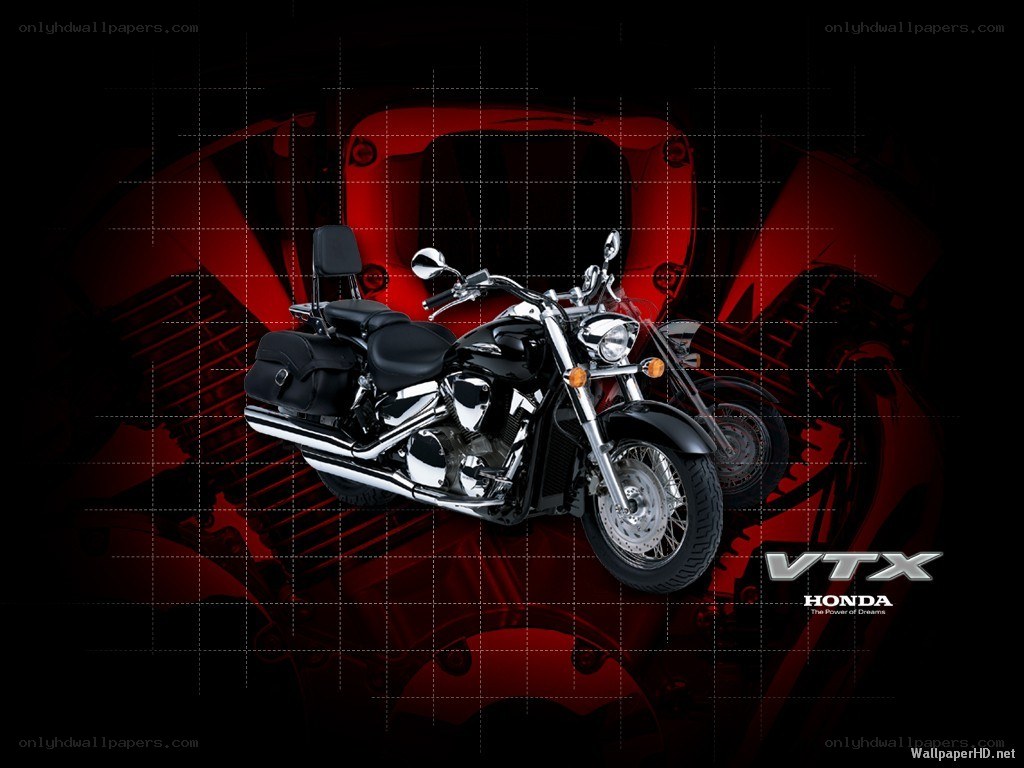 Honda VTX motorcycle wallpaper