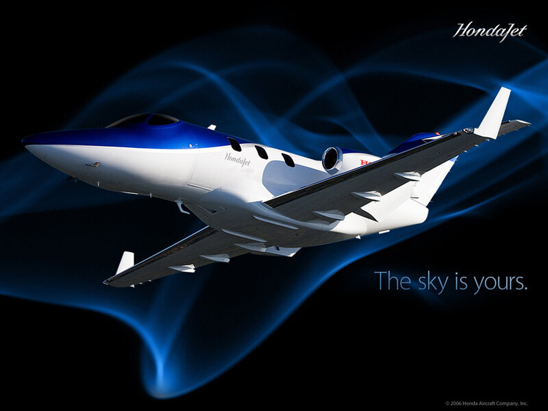 HondaJet Aircraft — Black