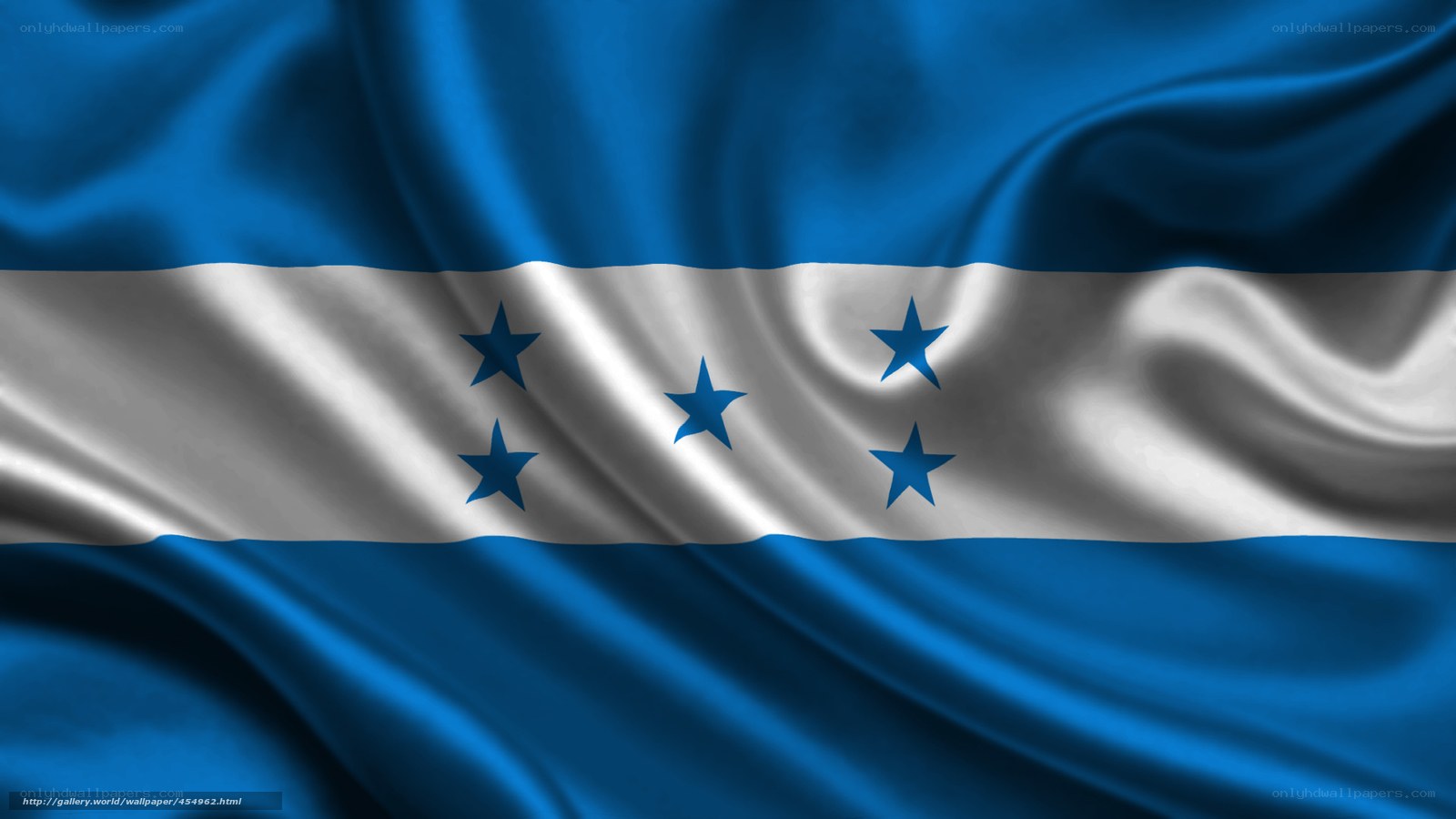 Honduras flag waving