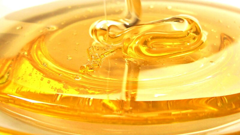 Honey Being Poured — Yellow, Calm, Photograph
