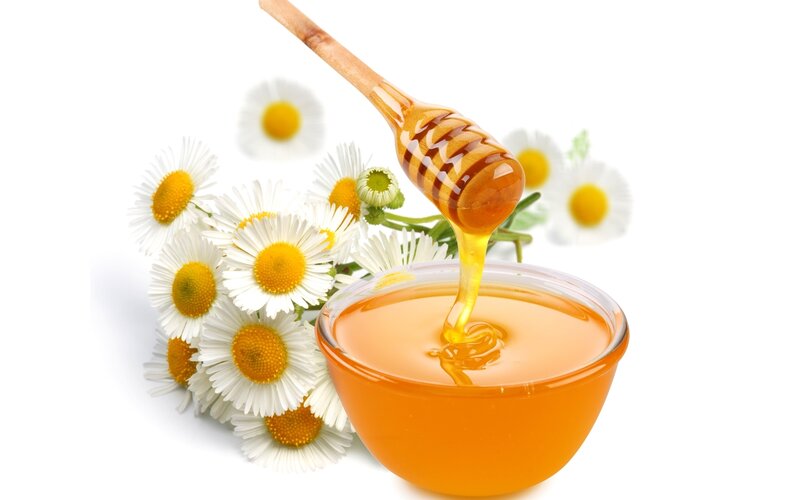 Honey Dripping from Dipper — Yellow