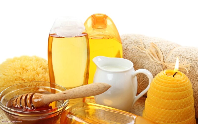 Honey-themed Spa Items