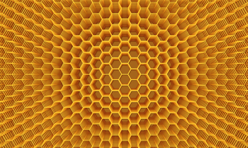 honeycomb pattern background