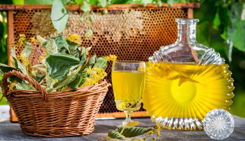 Honeycomb with Honey — Yellow, Natural