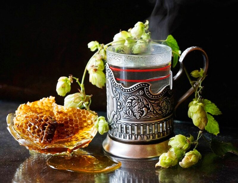 Honeycomb with Tea — Black