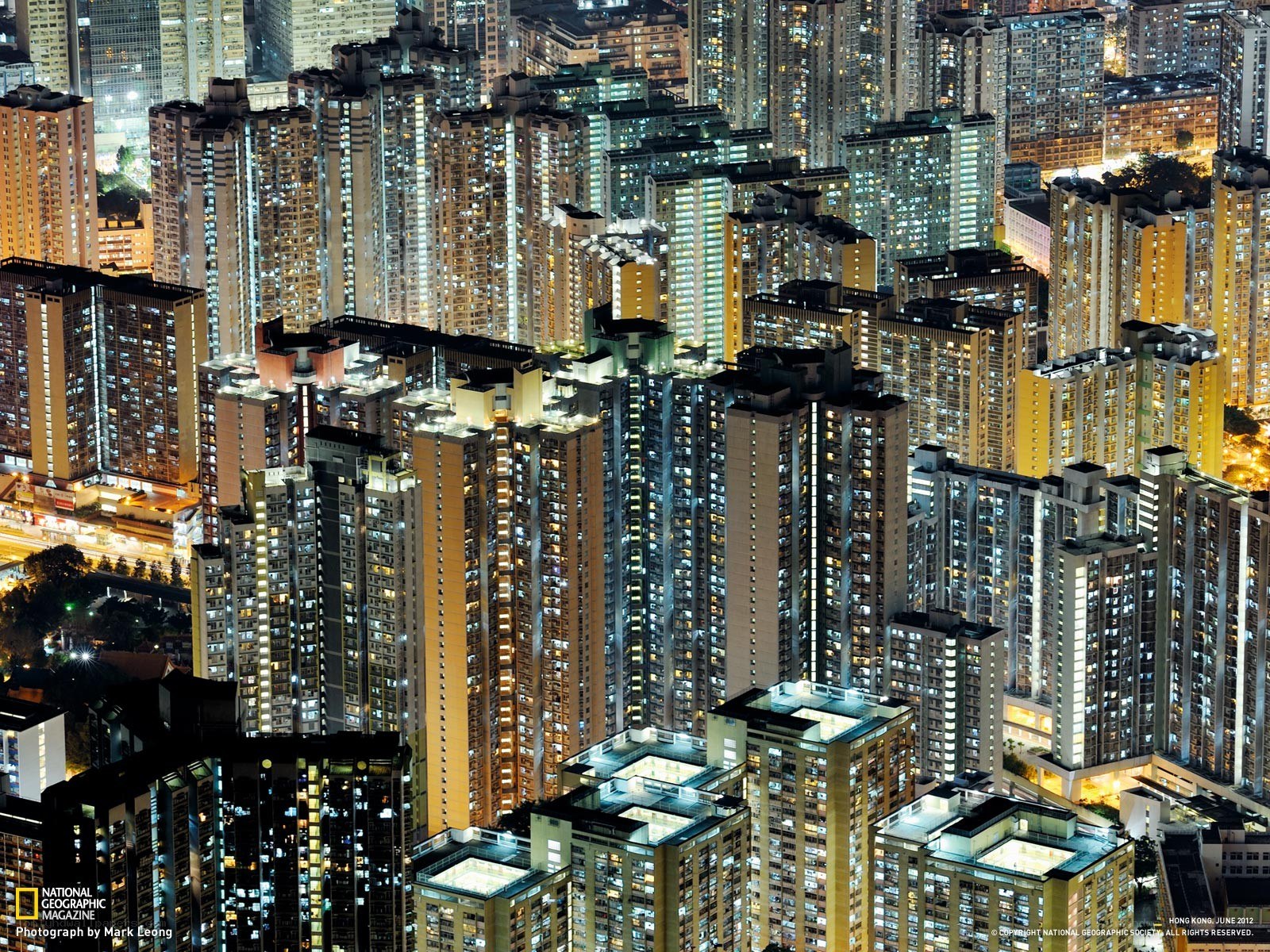 Hong Kong at night